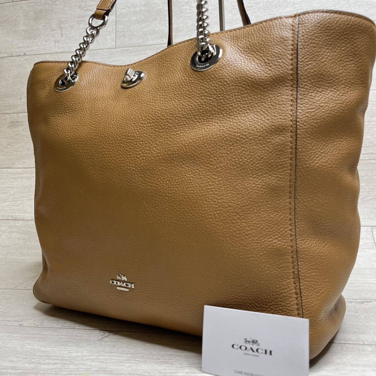 1円～【入手困難品】16万円 コーチ COACH トートバッグ ビジネスバッグ 