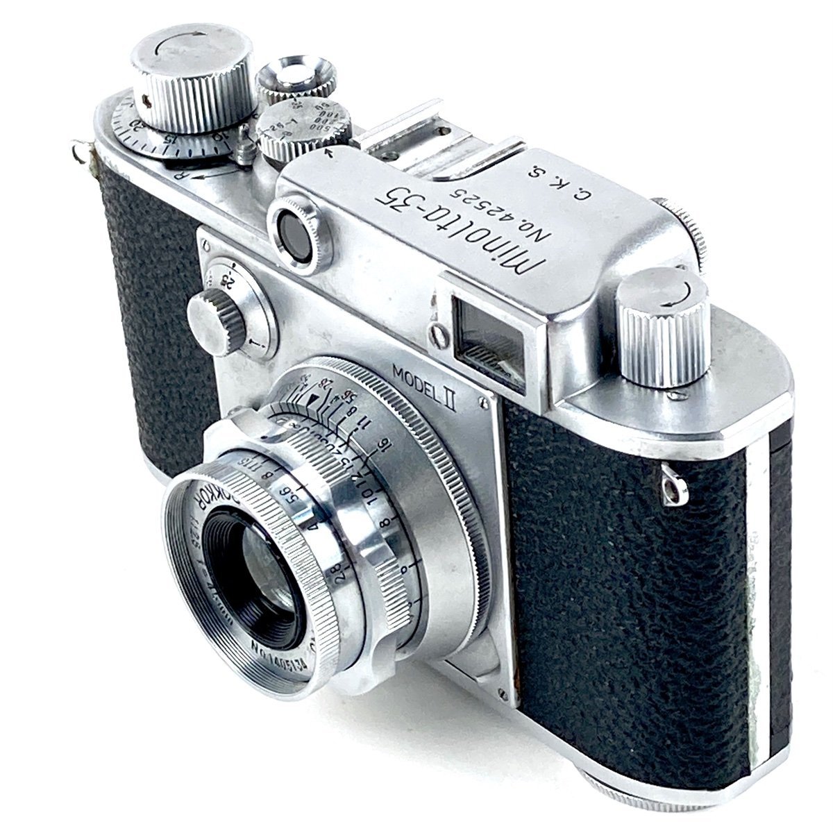 ミノルタ MINOLTA 35 MODEL II + SUPER ROKKOR 45mm F2.8 Lマウント  