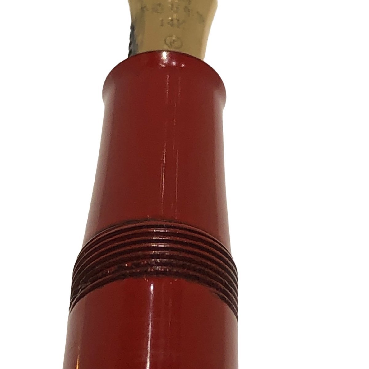 復刻手造万年筆 酒井栄助氏 ペン先14K 朱色