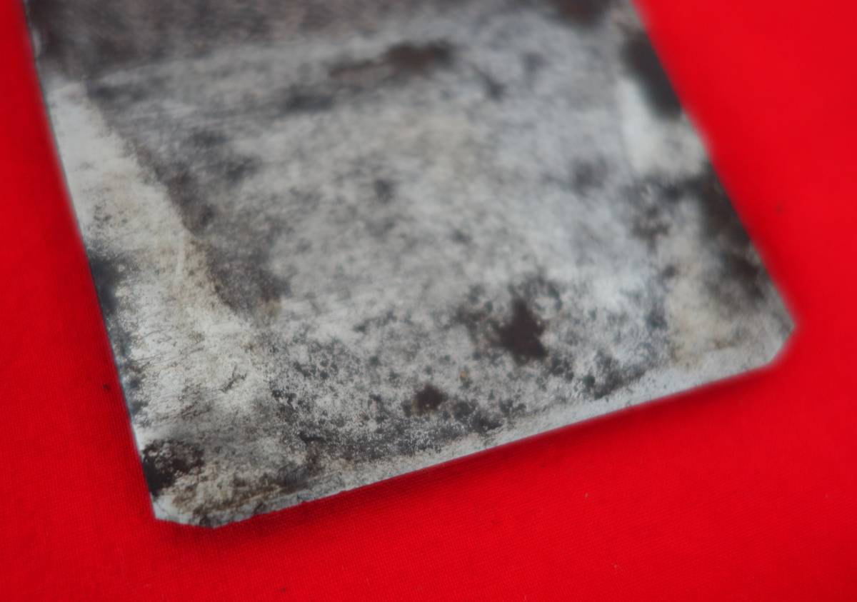 古道具　大工道具　時代　 ＊登録商標　重利　銘　在銘　 会津鍛冶　若林重寿系　重利 ＊古鉋　鉋　かんな　カンナ ＊寸八　