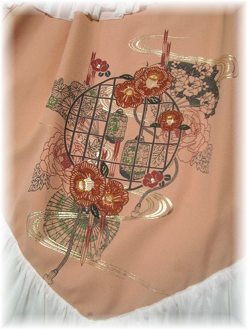 送料無料*オッズオネスト/OZZ ONESTE*和チャイナオーバースカート  