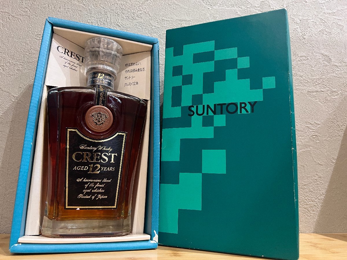 未開栓 サントリー ウイスキー クレスト SUNTORY WHISKY CREST 12年