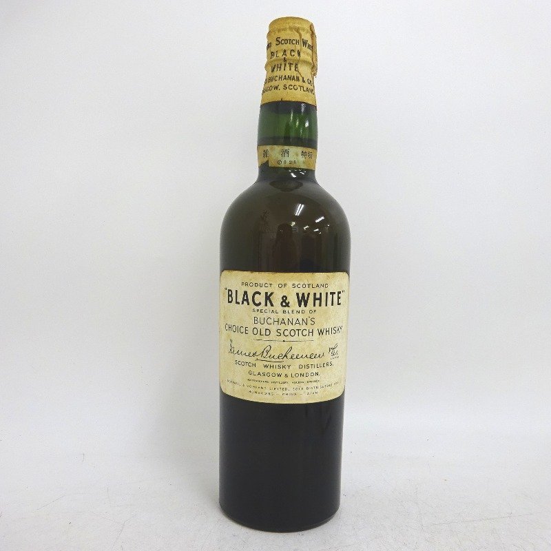 ウイスキー ブラックアンドホワイト ティンキャップ 760ml 760ml
