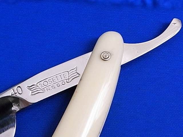未使用 西洋剃刀 Ribbon Razor ROSETTE 40 メンズ剃刀 未使用 Vintage 日本製 西洋剃刀 RIBBON RAZOR ROSETTE 40 カミソリ