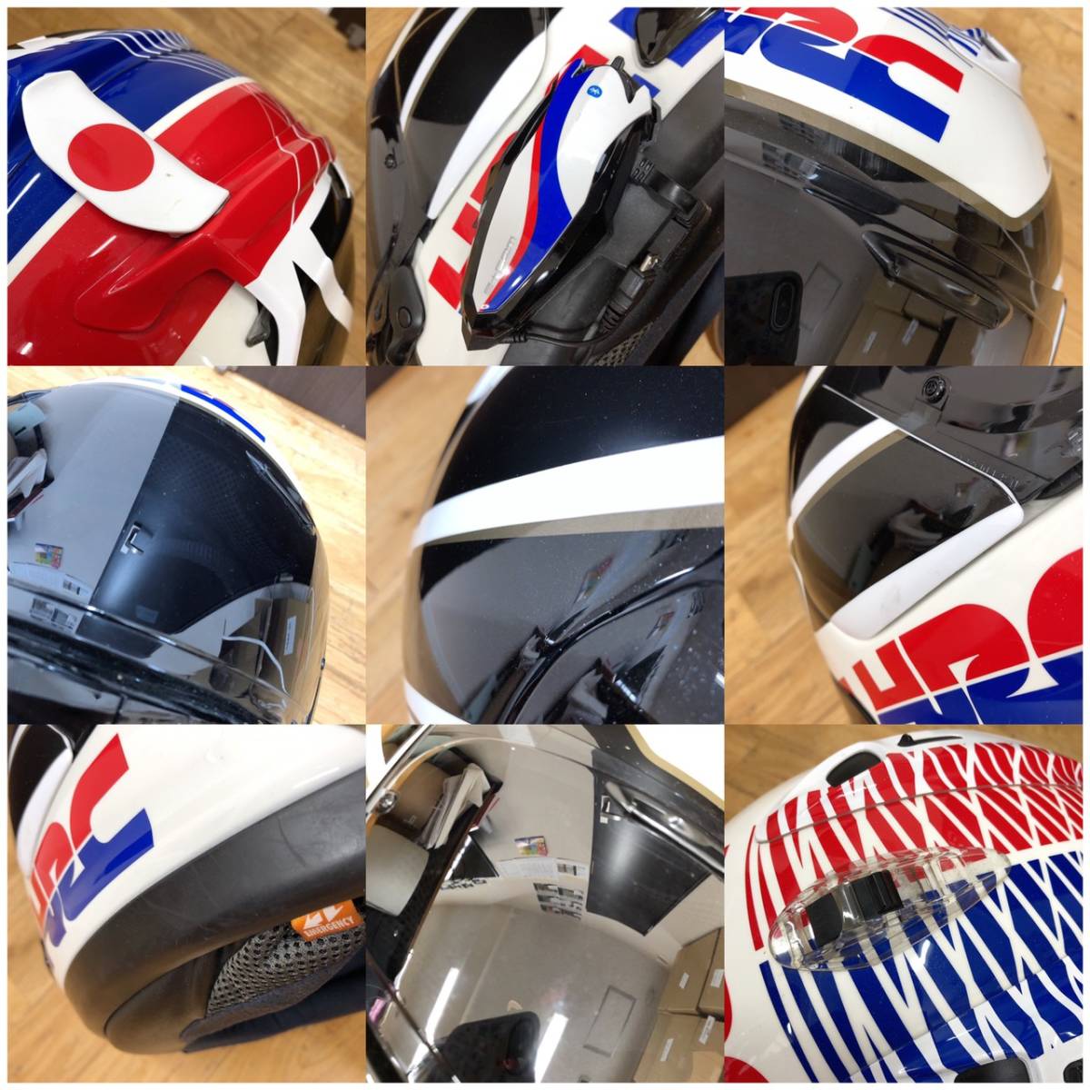 3340-1埼 ARAI HELMET アライ RX-7 ヘルメット HRC HONDA ホンダ 