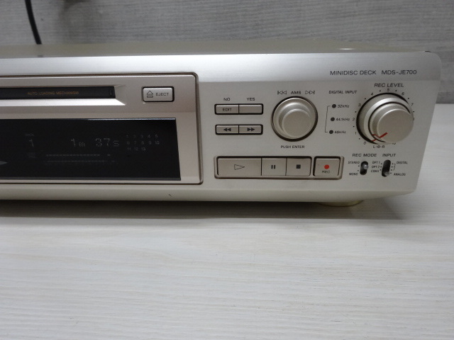 SONY MDレコーダー ジャンク ジャンク品 SONY ポータブルMD