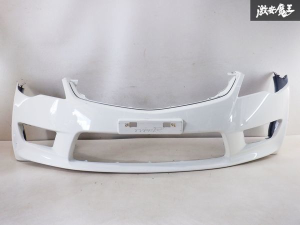 純正 FD2 シビック タイプR フロントバンパー NH0 チャンピオンシップホワイト 71101-SNW-0000 棚2Q1