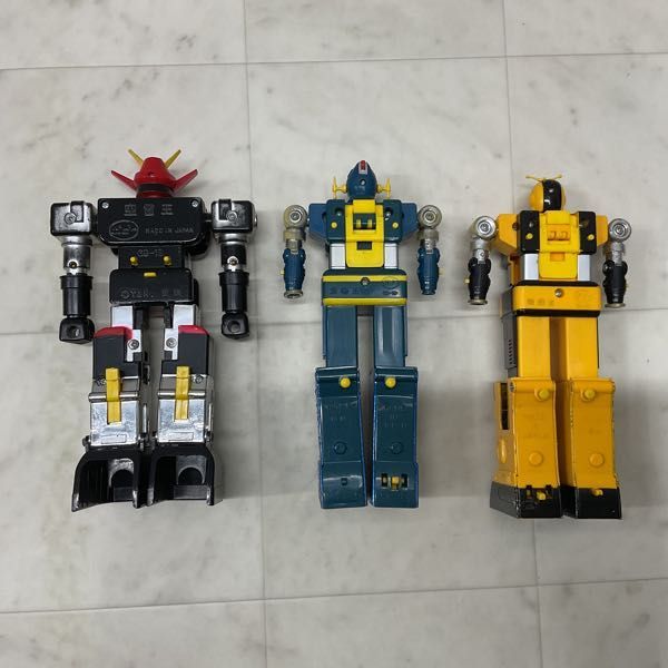 1円〜 欠品 破損 ポピー 世界の超合金 宇宙大帝ゴッドシグマ 宇宙合体