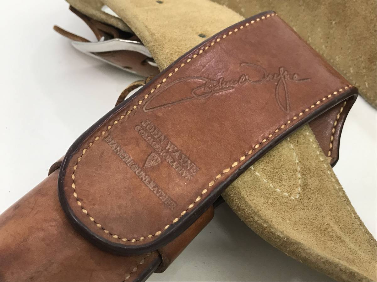 BIANCHI/ビアンキ JOHN WAYNE COMMEMORATIVE 革製ホルスター＆ガンベルト】