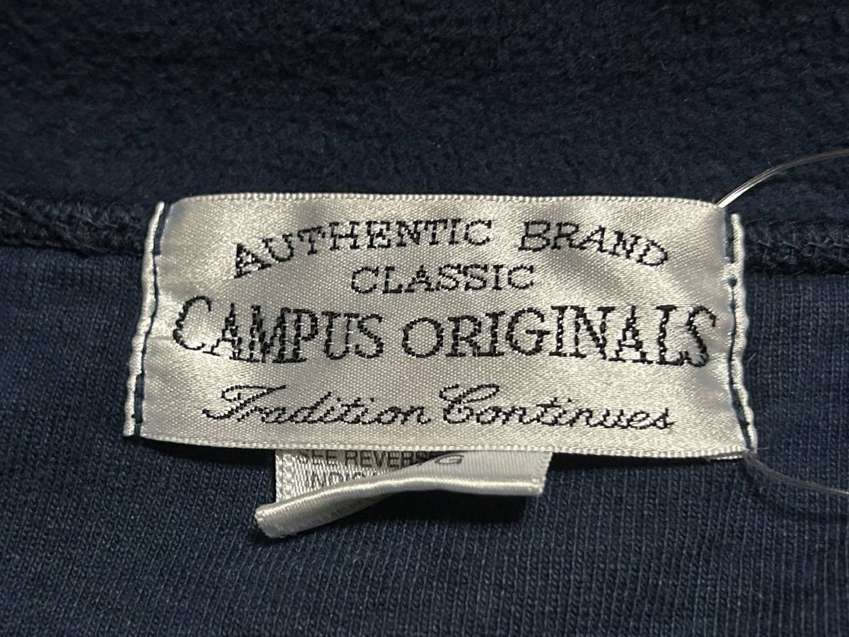 希少 裏返し生地 カナダ製【ビンテージ 90s CAMPUS ロゴ刺繍 