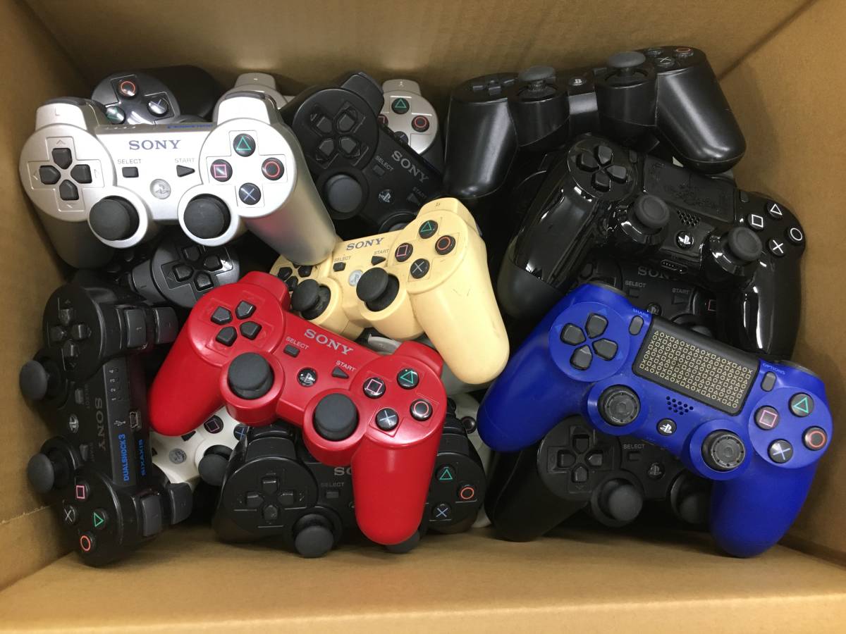 驚きの破格値，格安 PS4/PS3 コントローラー 計42個セット まとめ 純正品 動作未確認 ジャンク プレイステーション4 z3-173/0/0(アクセサリ、周辺機器)｜売買されたオークション情報、yahooの商品情報をアーカイブ公 アクセサリ、周辺機器