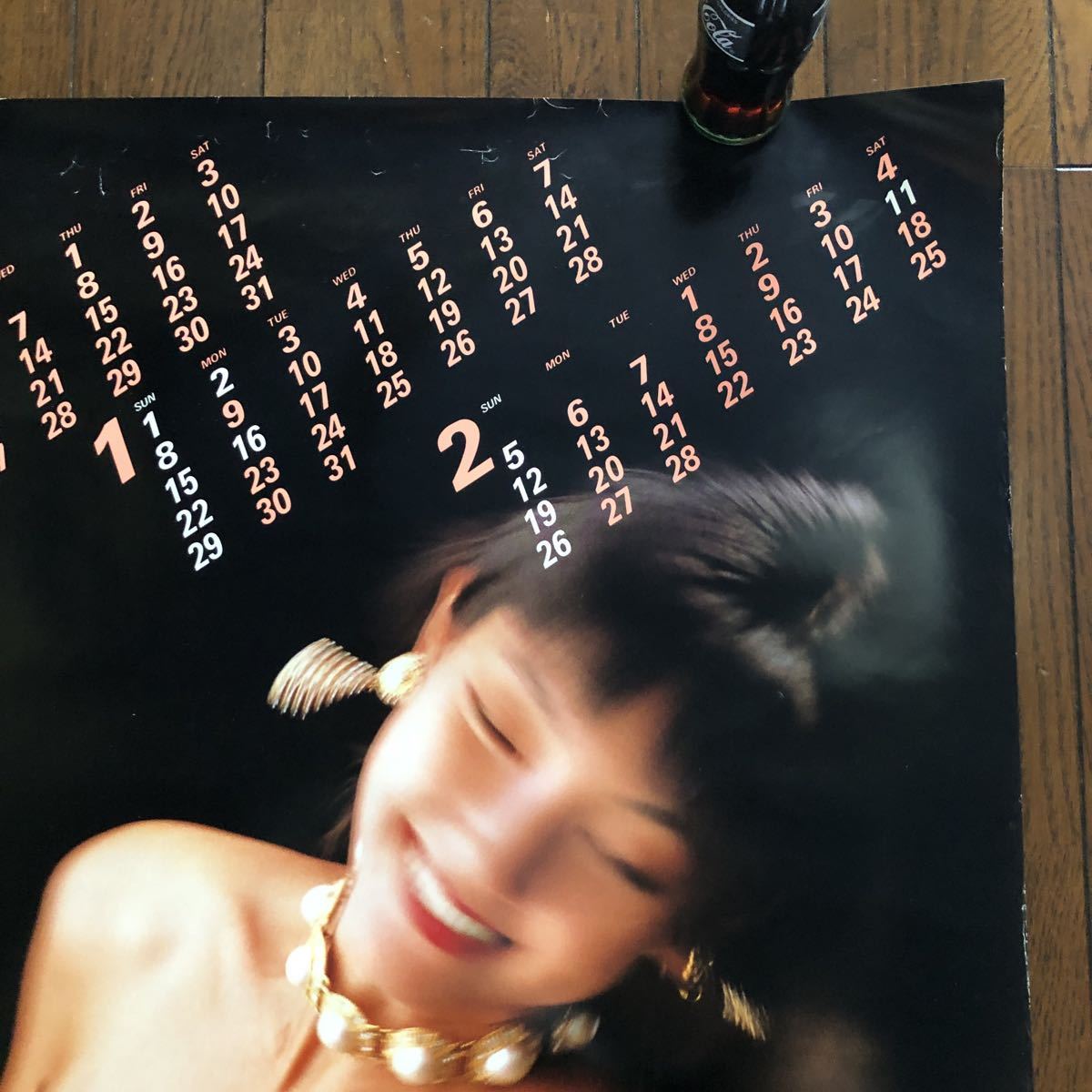コカ・コーラ◯レトロ！1988〜89／3ヶ月カレンダー レアもの！ 松本