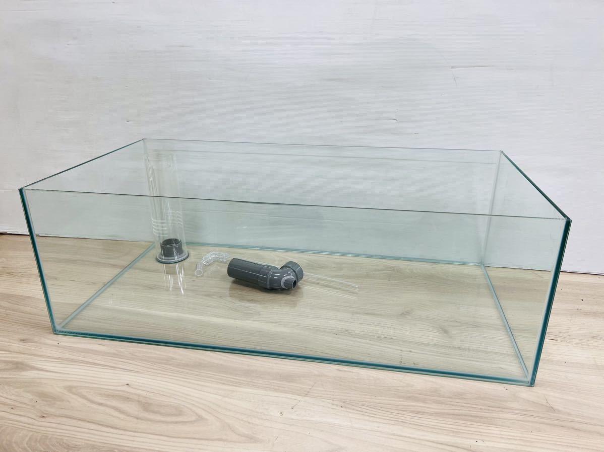 1台限り 900×450×300オーバーフロー水槽 クリアシリコン 海水魚飼育等