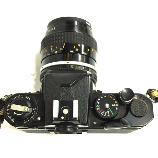 1円 Nikon FE Micro-NIKKOR 55mm 1:3.5 一眼レフフィルムカメラ ニコン
