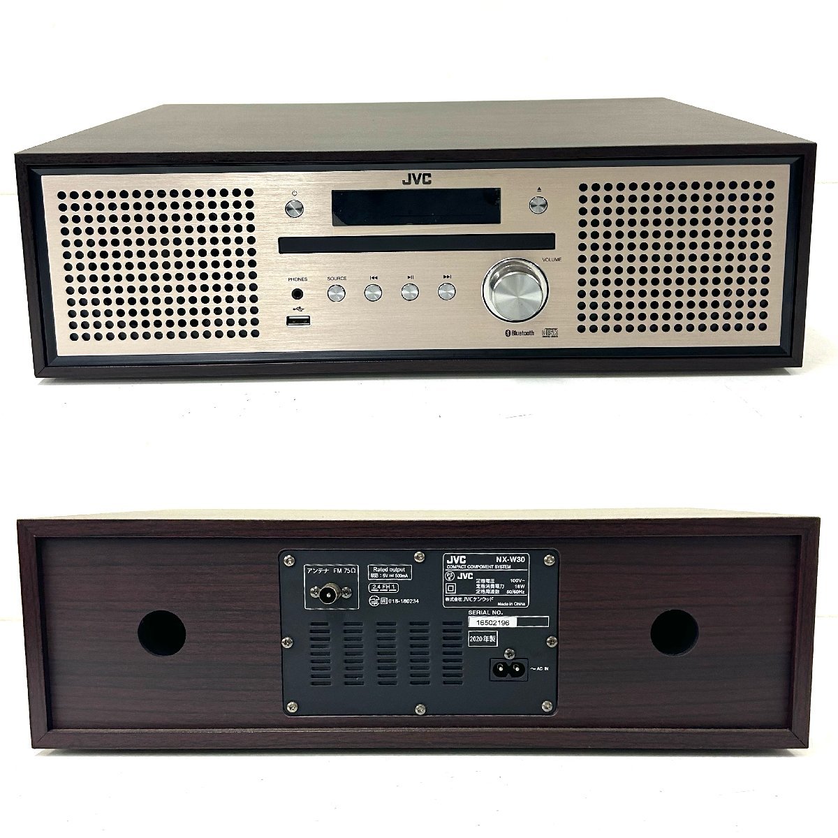 24年製 嵌め JVCケンウッド JVC NX-W30 ミニコンポ