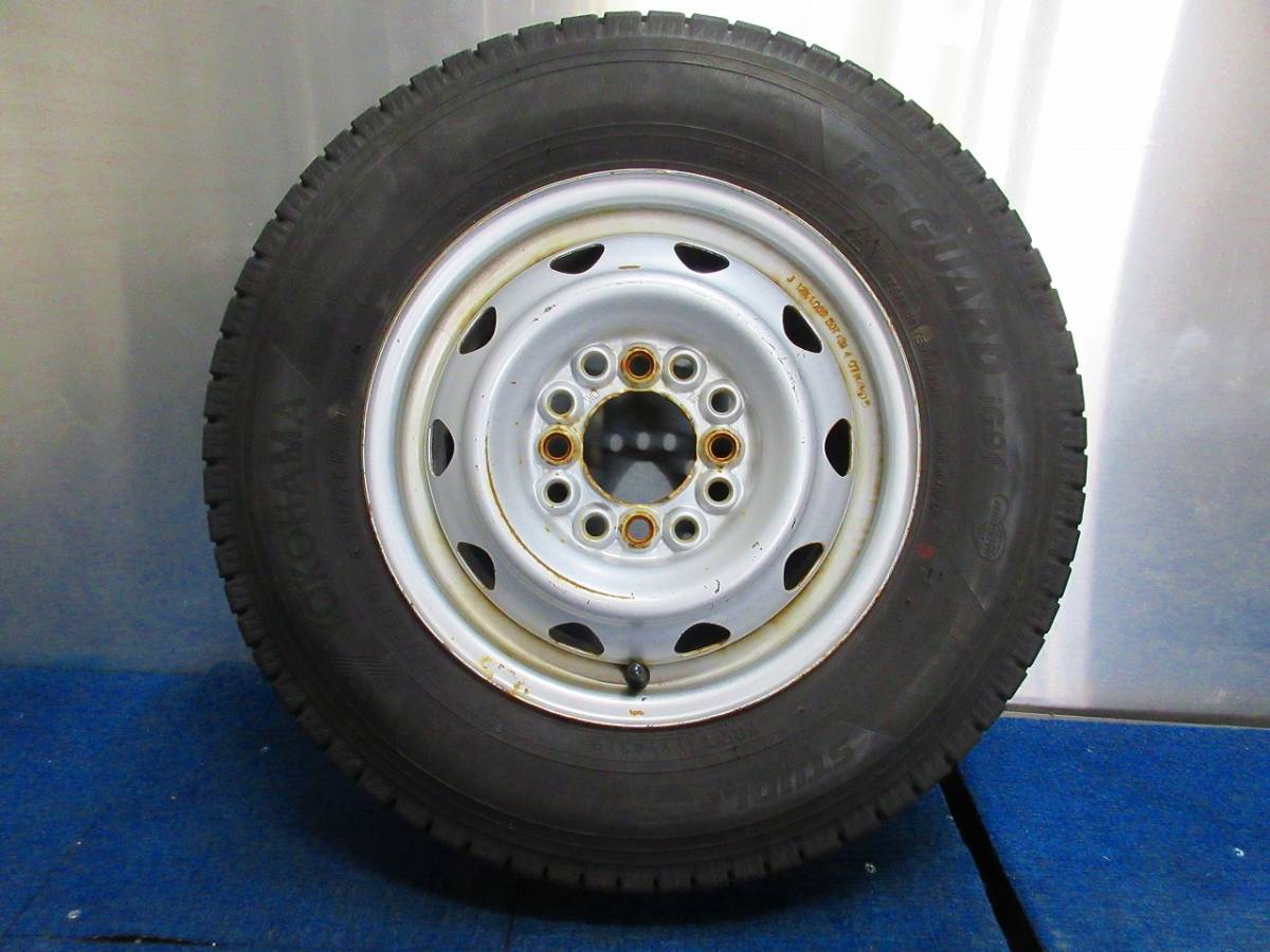★8分山★19.20年製★ ヨコハマ iG91 145/80R12 LT　マルチ 12×4J 4H-100/110/114.3 4本セット スタッドレス 軽トラ・軽バン等　A386 145&frasl;80R12 iG91 ヨコハマ M74 [スタッドレスタイヤ] 80&frasl;78NヨコハマタイヤiG91新品26年製4本