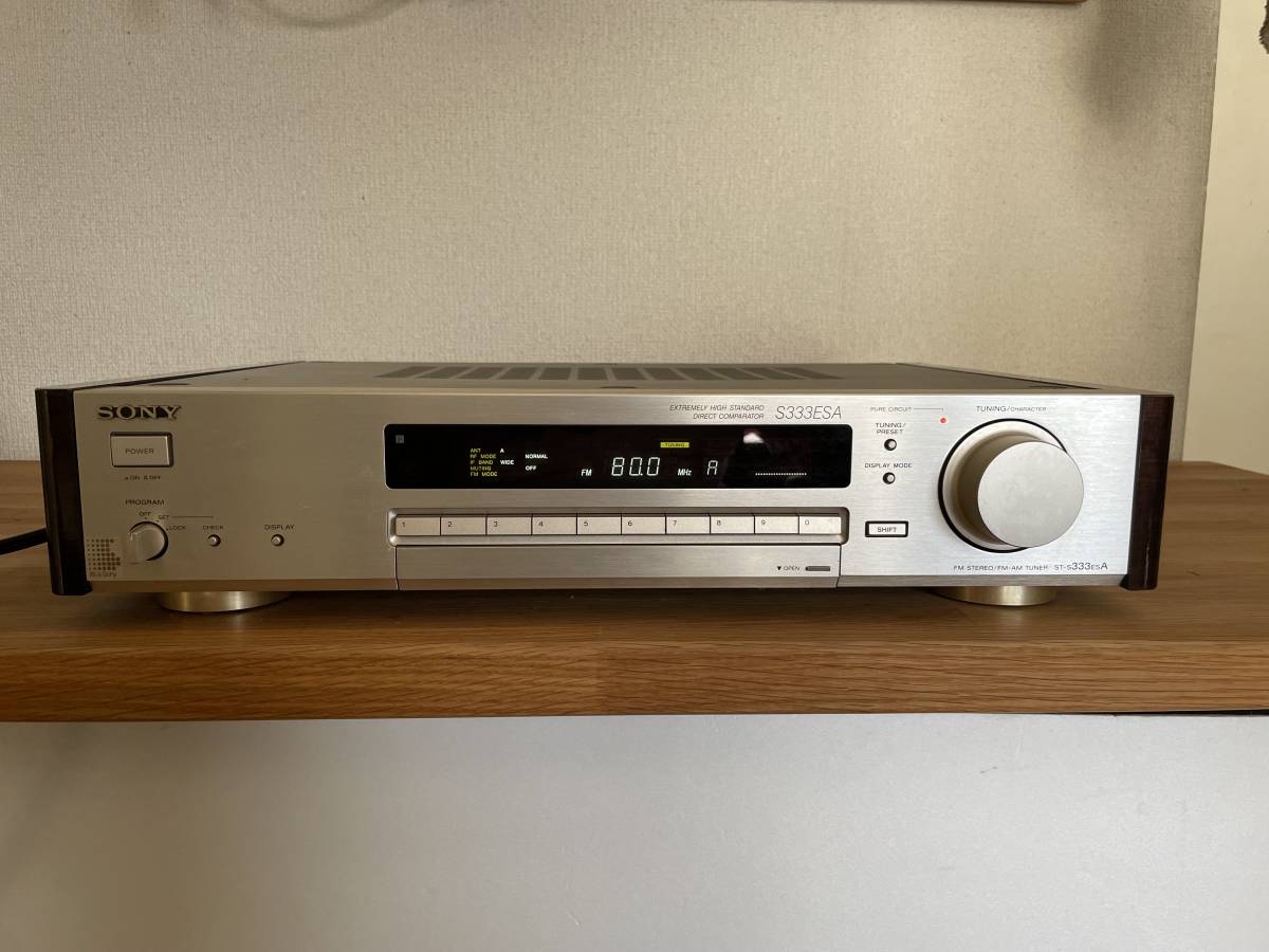 SONY FM/AMチューナー ST-S333ESA RM-SE99付き | CONTRALINEA.NET