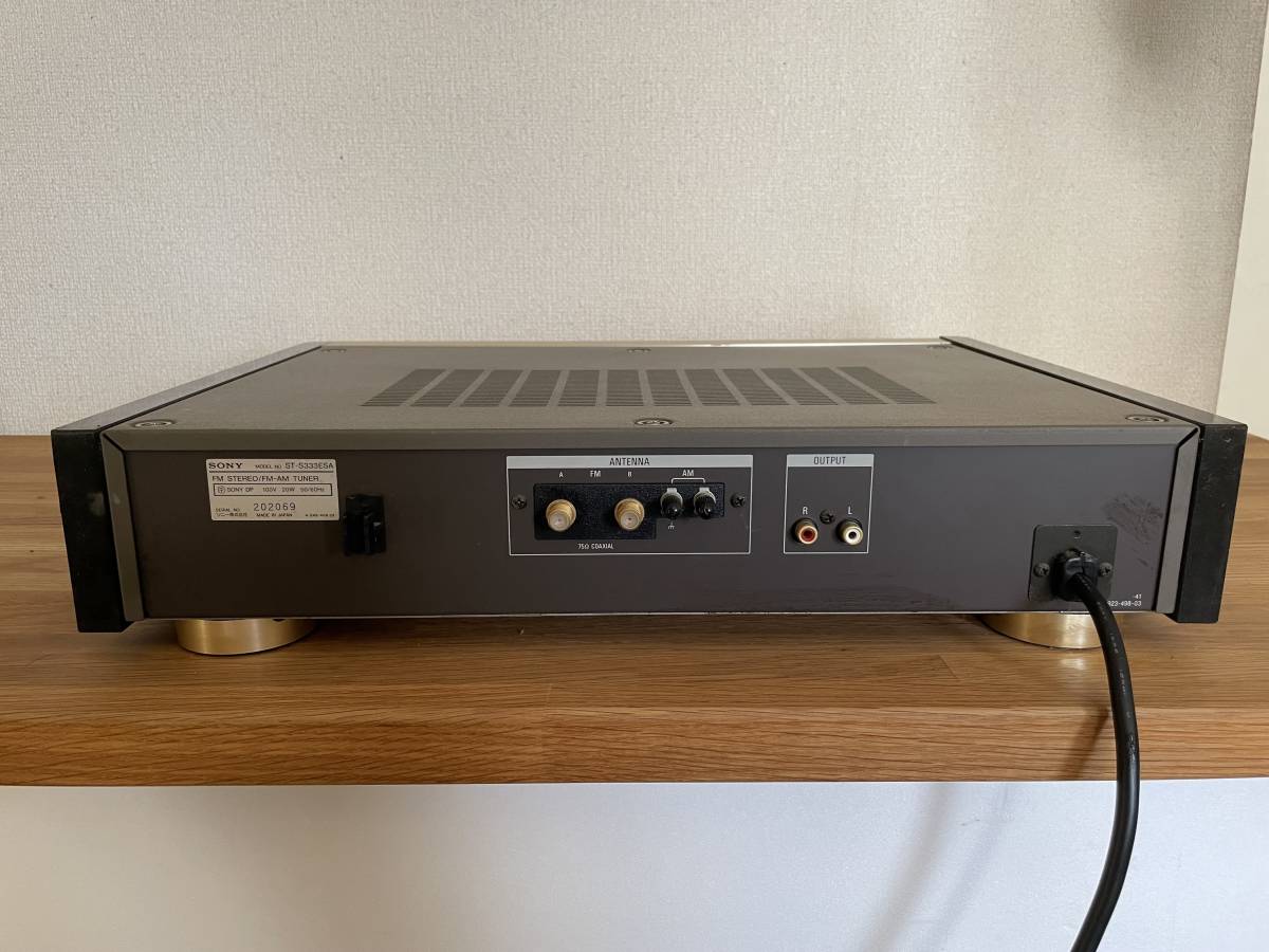 SONY FM/AMチューナー ST-S333ESA RM-SE99付き | CONTRALINEA.NET