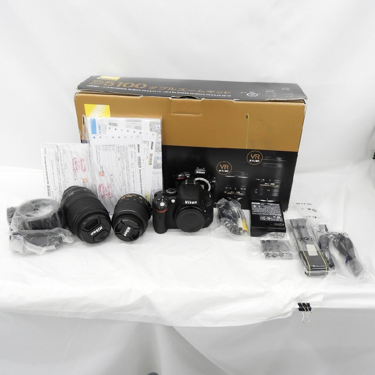 美品】Nikon ニコン デジタル一眼レフカメラ D5100 ダブルズーム 美品】Nikon ニコン デジタル一眼レフカメラ D5100 ダブルズーム