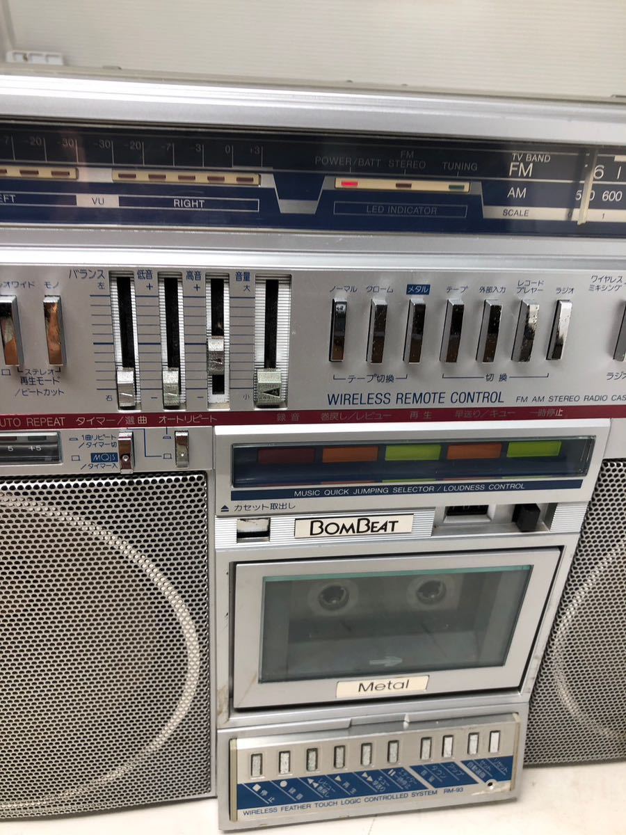 東芝 ステレオラジオカセットレコーダー RT-S93 ラジカセ TOSHIBA