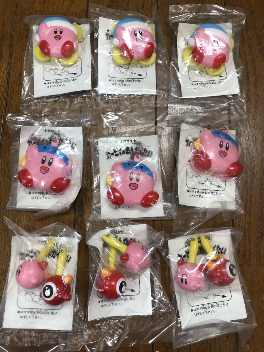 大量食玩★星のカービィ 【未開封9個★カービィのおんがくたい3種★ナガサキヤ】　