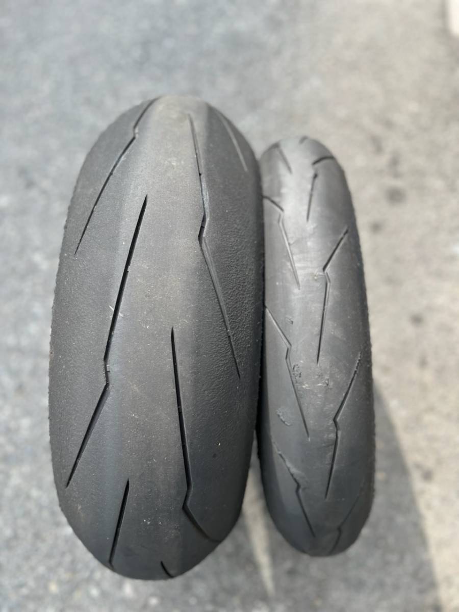 中古 ピレリ ディアブロスーパーコルサV3 120/70ZR17 SC1 200/55ZR17