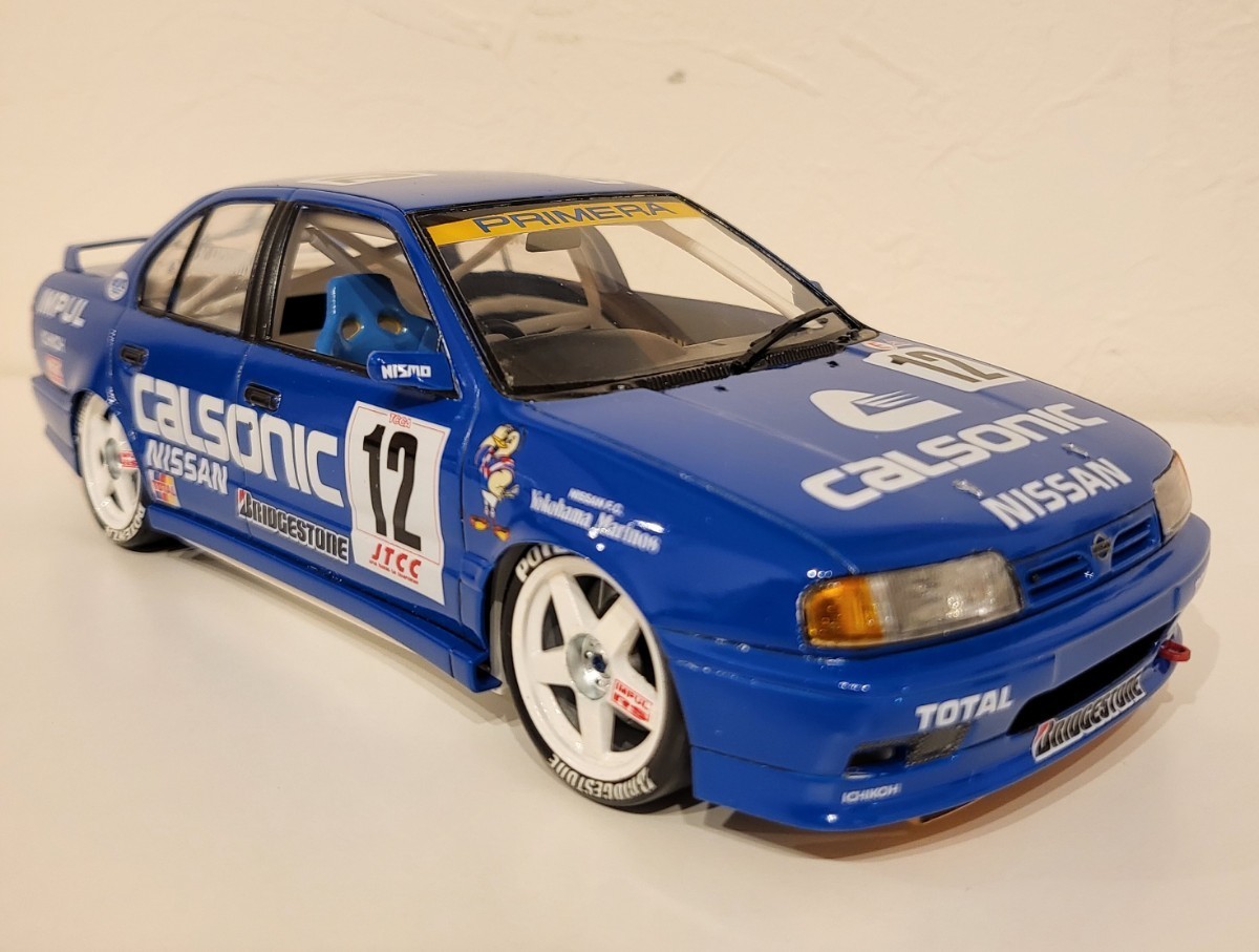 完成品 1/24 カルソニック ニッサン プリメーラ JTCC タミヤ