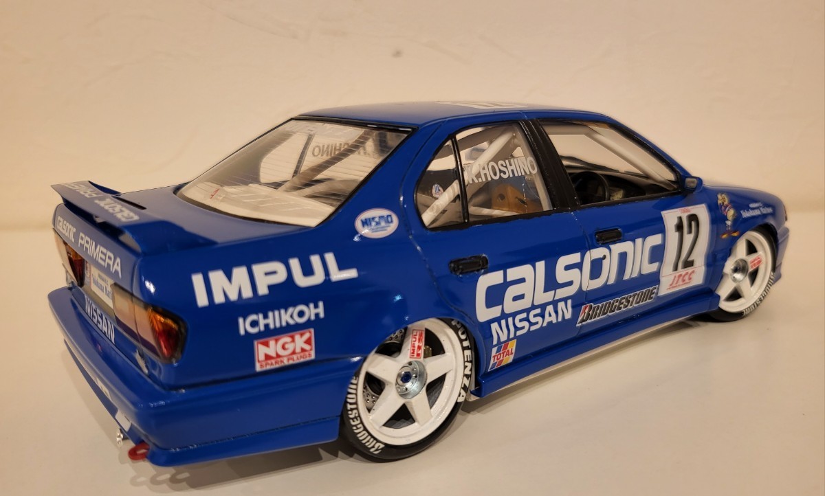 完成品 1/24 カルソニック ニッサン プリメーラ JTCC タミヤ