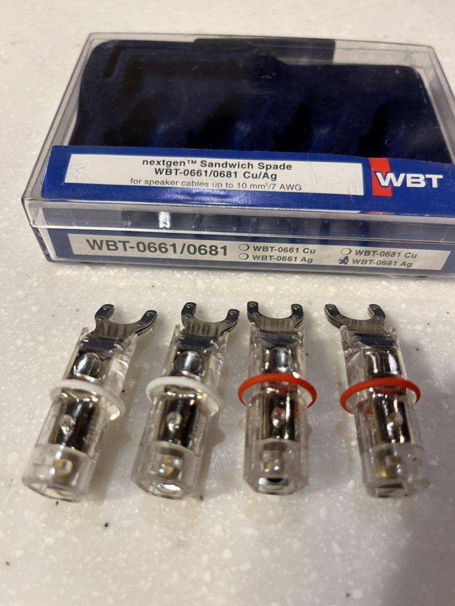 WBT スペード端子 WBT-0681 Cu Yラグ端子 純正 WBTー0681Cu