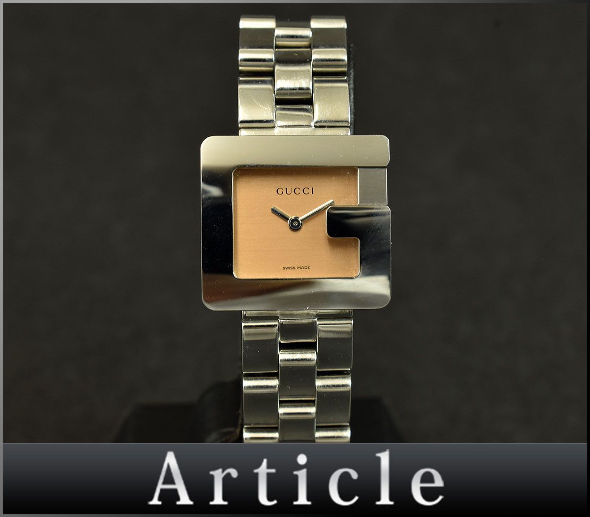 050707 238128 GUCCI グッチ 8900L デイト ラウンド クオーツ 黒文字盤