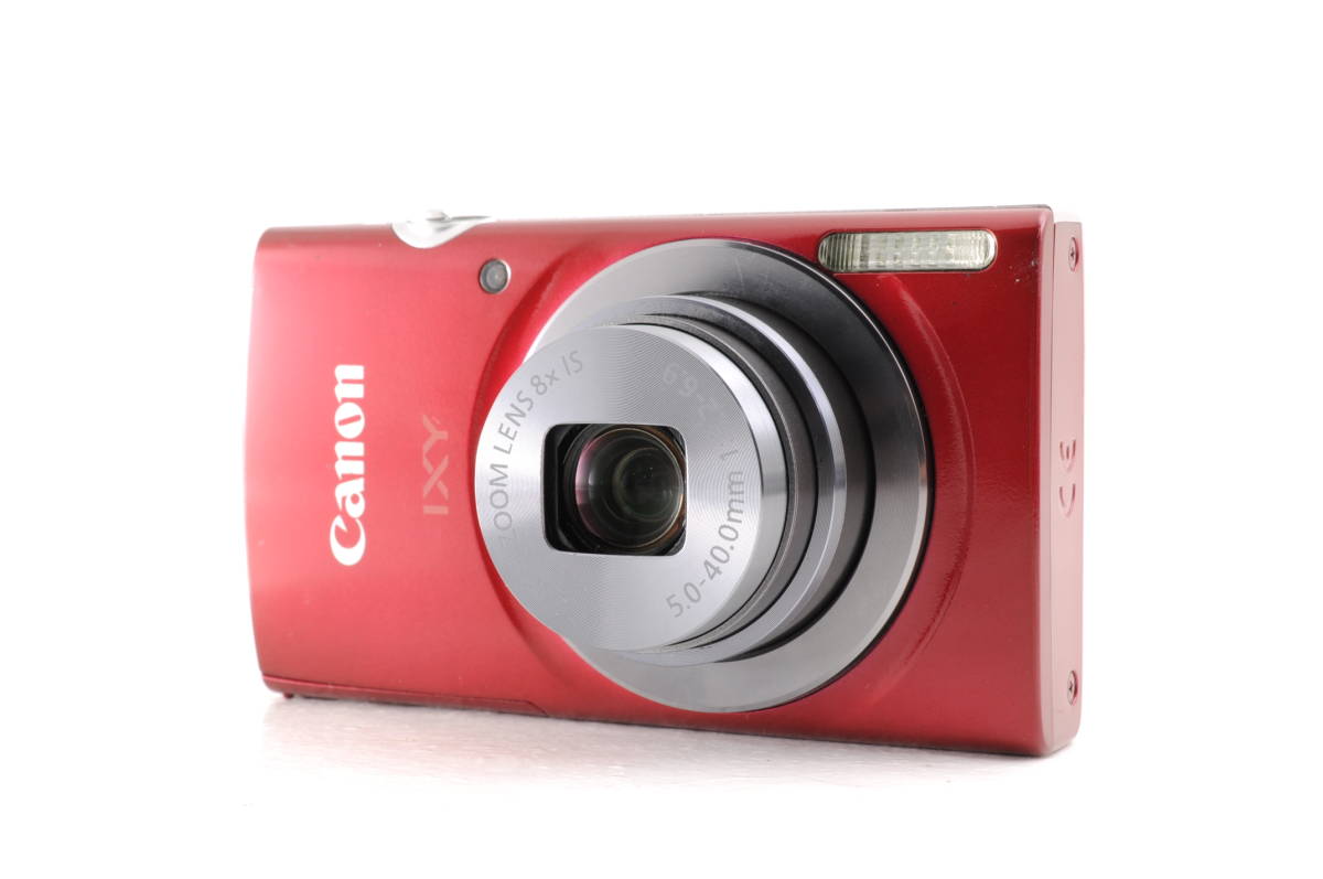 動作確認済 Canon IXY 160 レッド 赤 コンデジ デジカメ 動作確認済