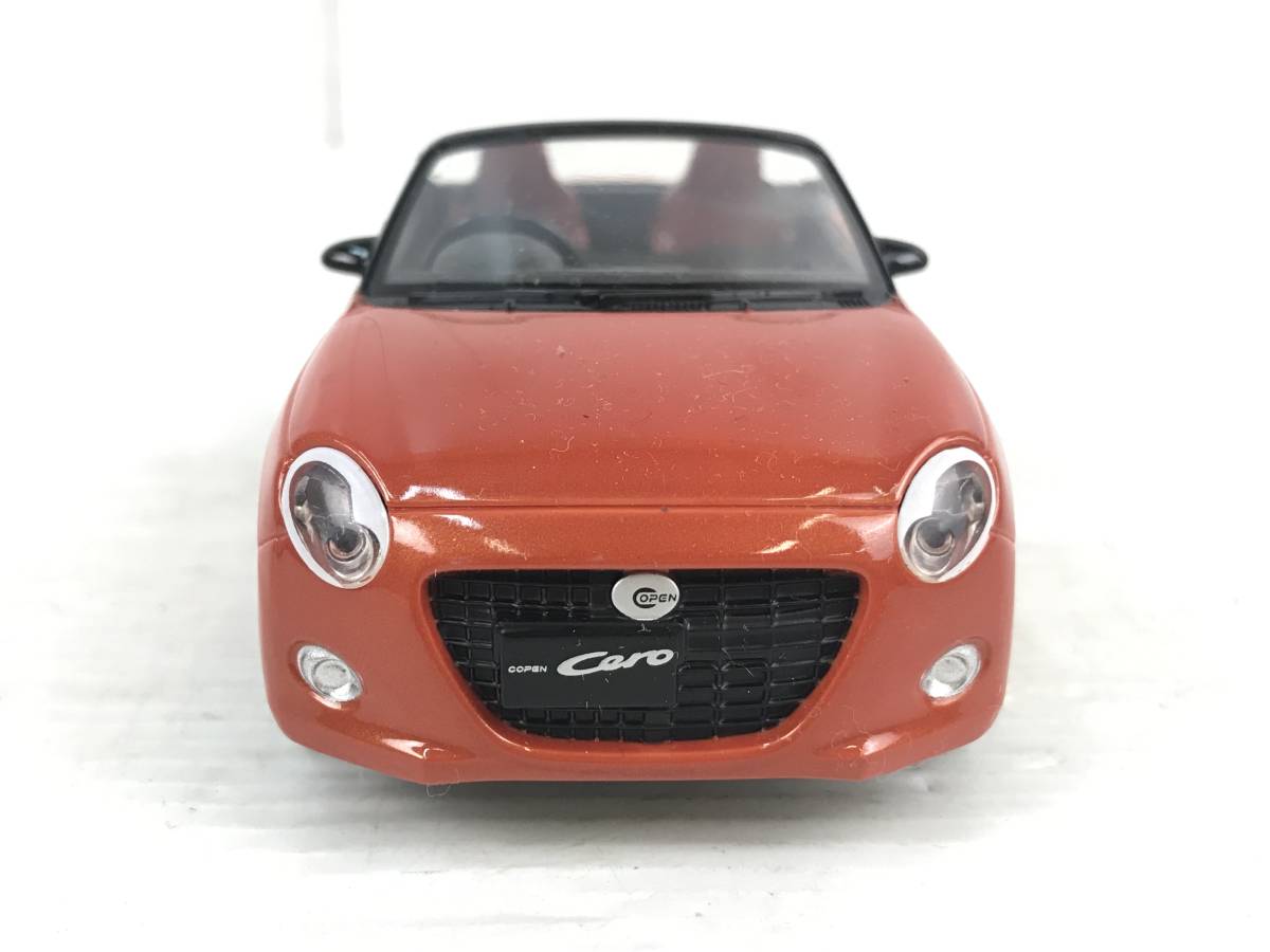 浜/DAIHATSU/COPEN Cero/プルバックカー/ノベルティー/ミニカー/レッド 