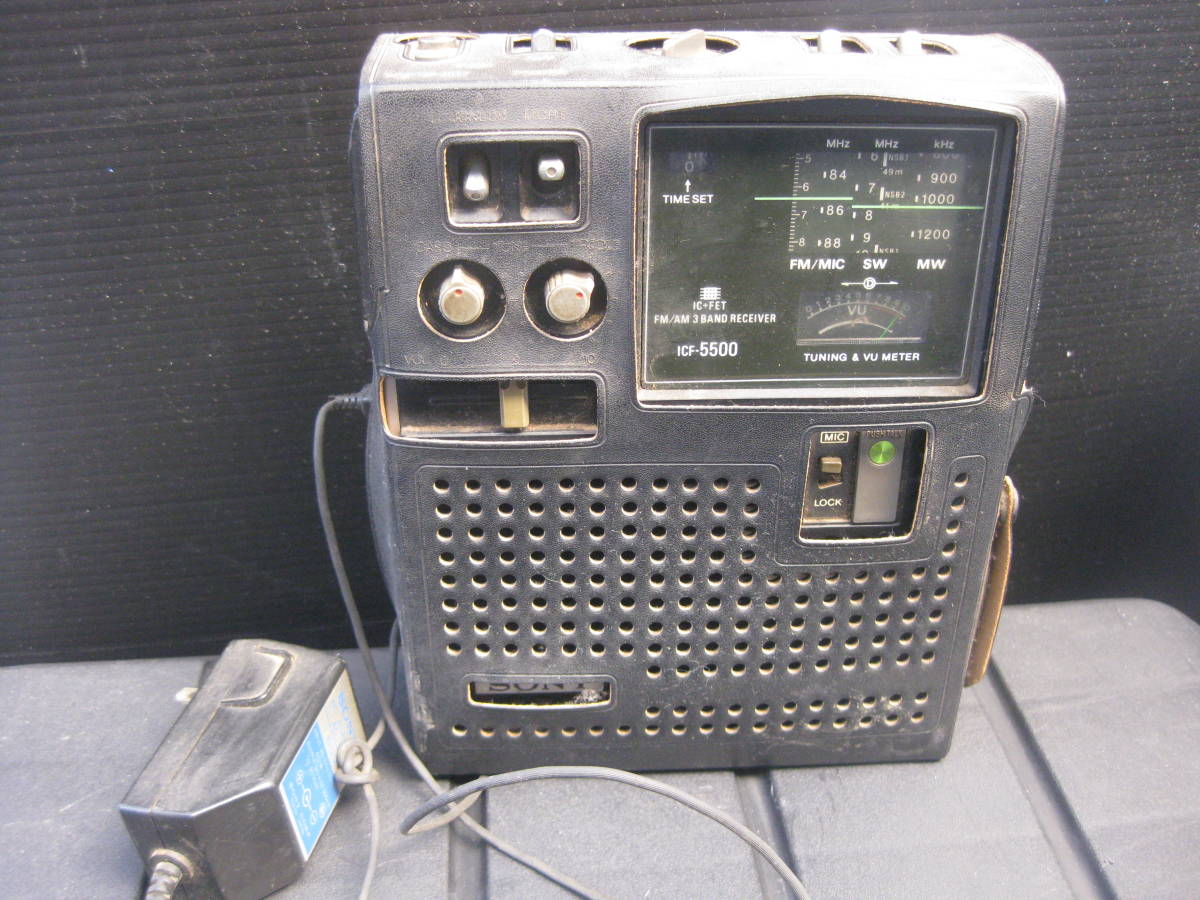 【1円～】SONY ICF-5500 FM/MW/SW 3バンドレシーバー スカイセンサー ICF-5500 SONY スカイセンサー ICF-5500☆3バンドレシーバー FM&frasl;MW FM&frasl;SW