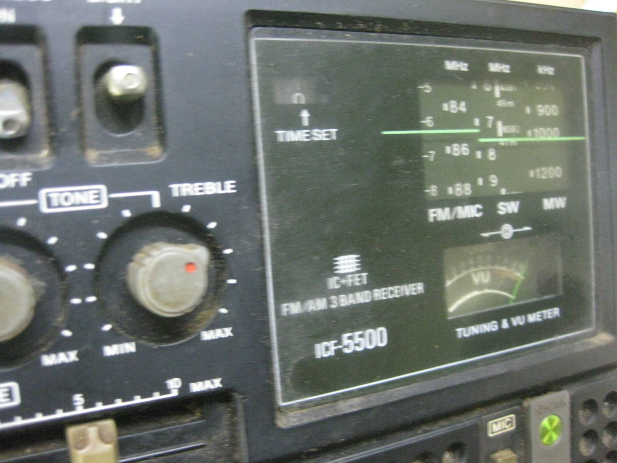 【1円～】SONY ICF-5500 FM/MW/SW 3バンドレシーバー スカイセンサー ICF-5500 SONY スカイセンサー ICF-5500☆3バンドレシーバー FM&frasl;MW FM&frasl;SW