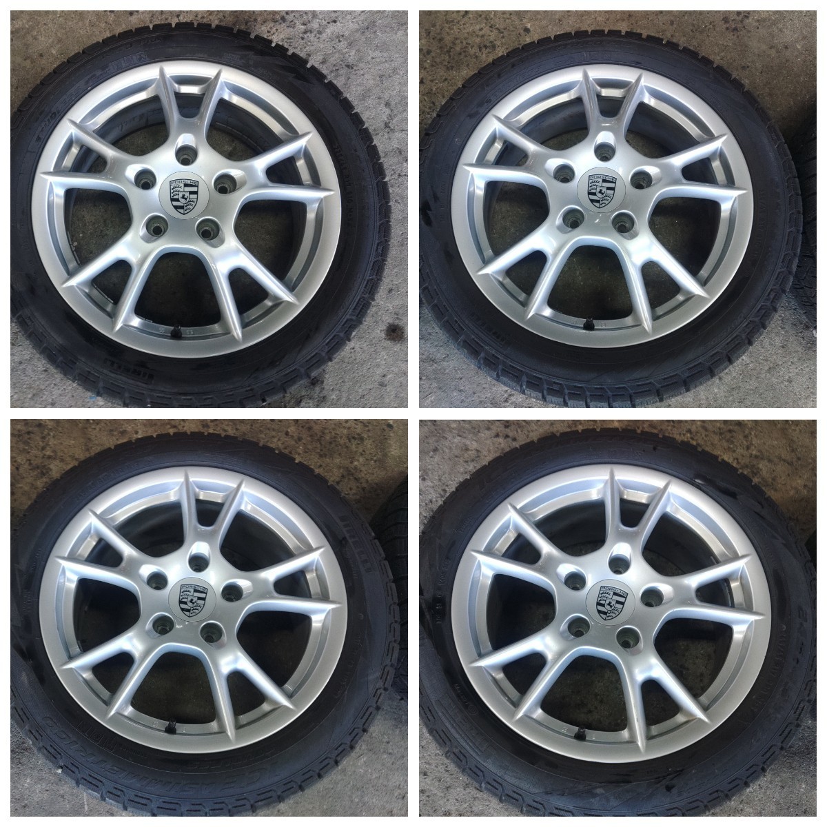  ポルシェ 987 ボクスター / ケイマン 純正 17インチホイール 225/45R17 245/45R17 ピレリ スタッドレス ２０１９年製いぼ残り 前後4本(中古)｜売買されたオークション情報、yahooの商品情報をアーカ 17インチ