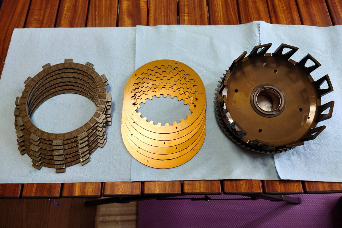 ヤマハ RZ250 4L3 RZ350にも？ 社外クラッチセット！ CMPかSMPプレート！