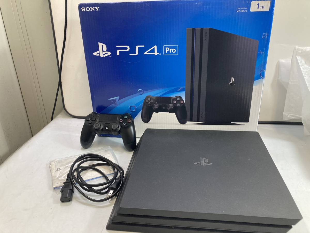 【お買い得，限定SALE】 9-212 SONY PS4 Pro ゲーム機本体 コントローラー プレステ4プロ ソニー(PS4本体)｜売買されたオークション情報、yahooの商品情報をアーカイブ公開 - オークファン PS4本体