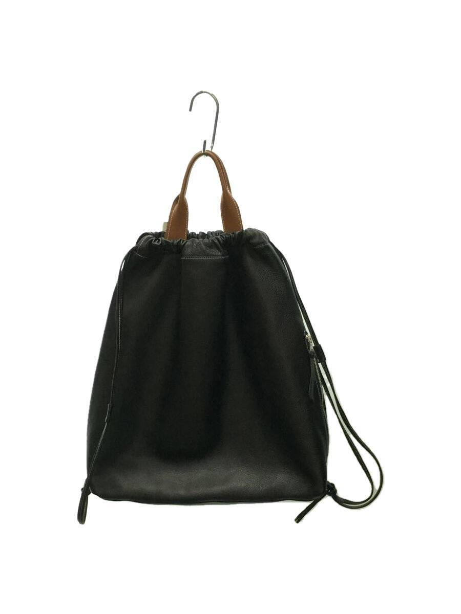 OUAT レザーバッグ MORSE PROFESSOR BAG MORSE OUAT PROFESSOR MORSE/PROFESSOR BAG/リュック/レザー/BLK