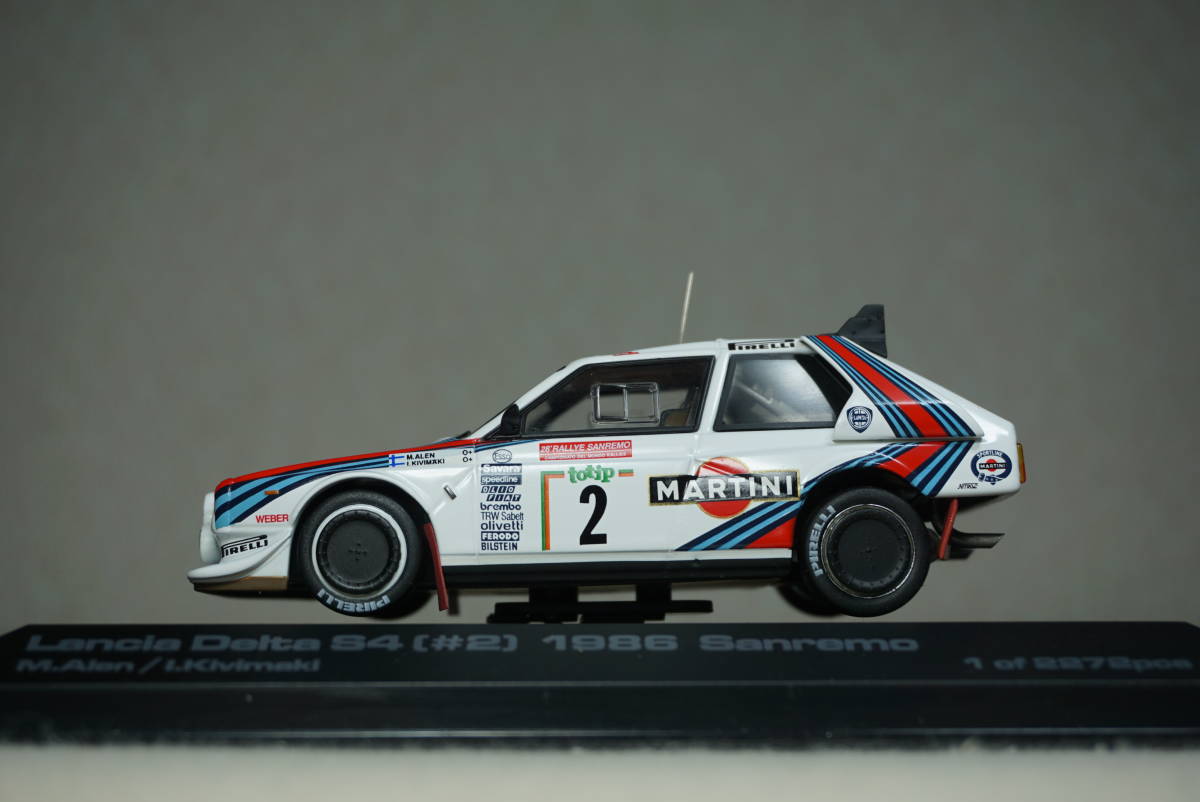 1/43 ライトポッド アレン サンレモ 優勝 hpi Lancia Delta S4 #2 Alen