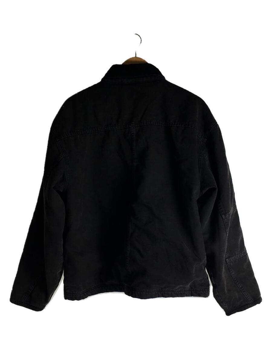 JACKET メンズ STUSSY◇ジャケット⁄M⁄コットン⁄BLK STUSSY COTTON