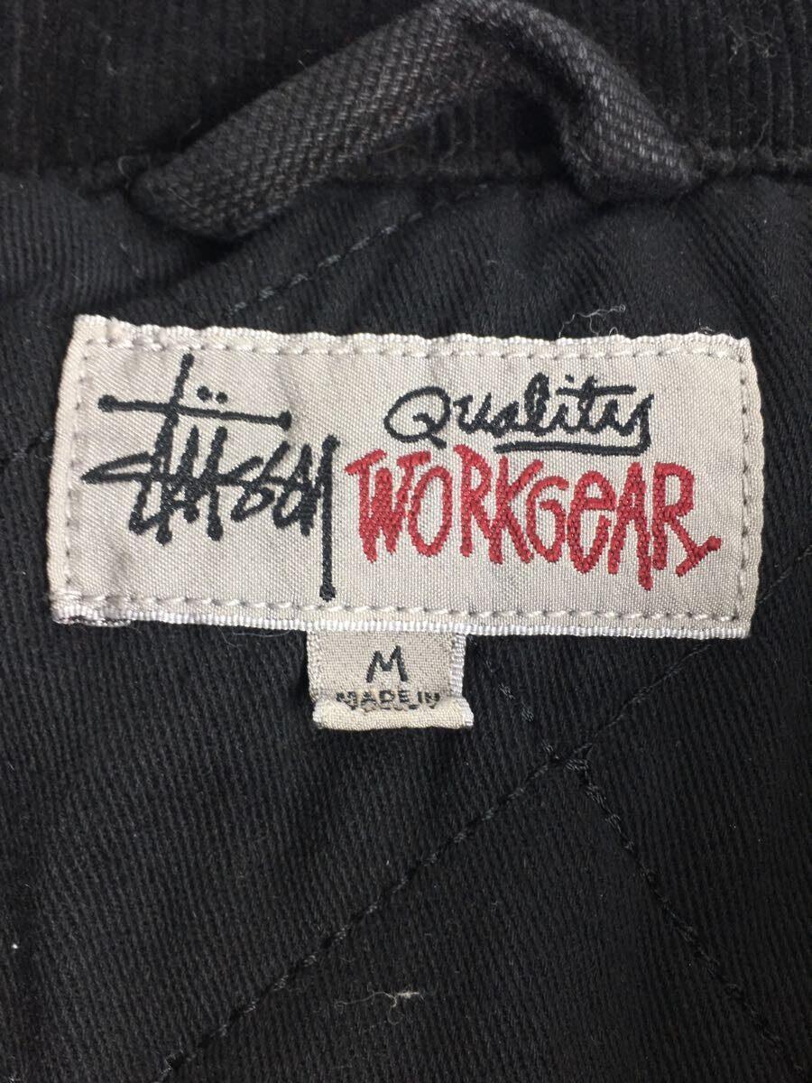 JACKET メンズ STUSSY◇ジャケット⁄M⁄コットン⁄BLK STUSSY COTTON