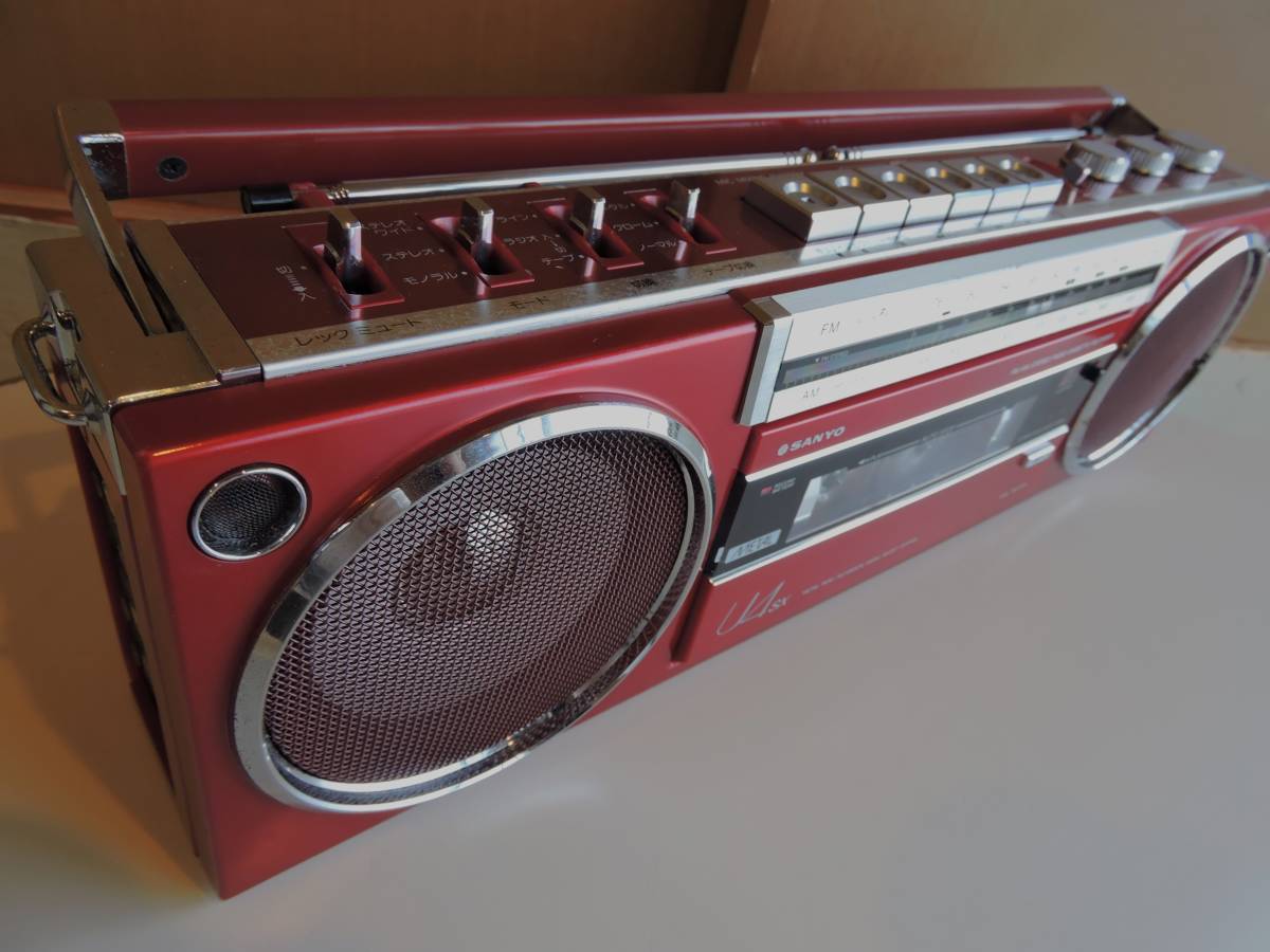 SANYO SANYO ラジカセ MR-U4SX 昭和レトロ 80s MR-U4SX サンヨー