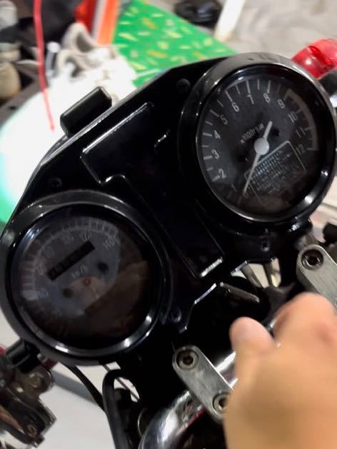gsx400e SUZUKI GSX400E ザリ 実働 国内メーター 車体 吸い込み