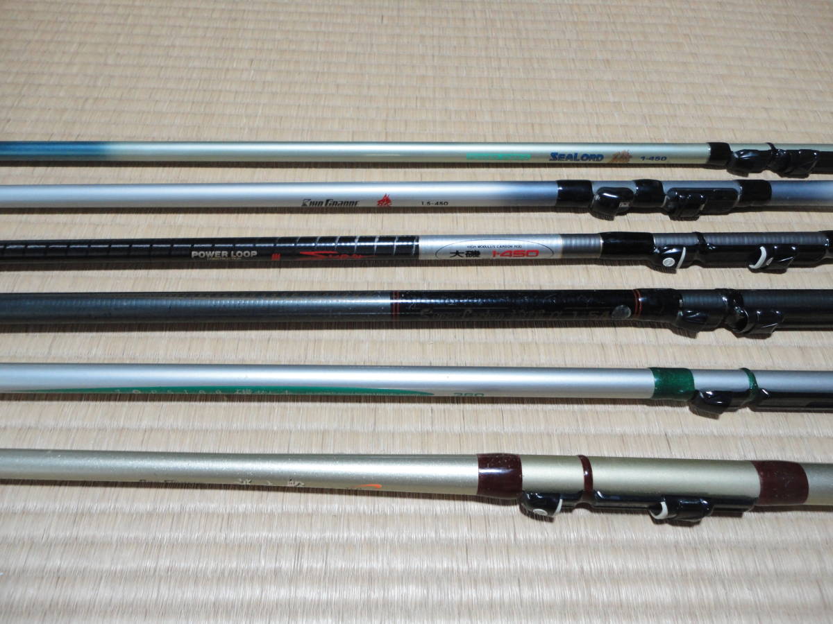 磯竿 等） メルカリ 6本まとめ売り（NFT、RYOBI、NISSIN SZM Yahoo 
