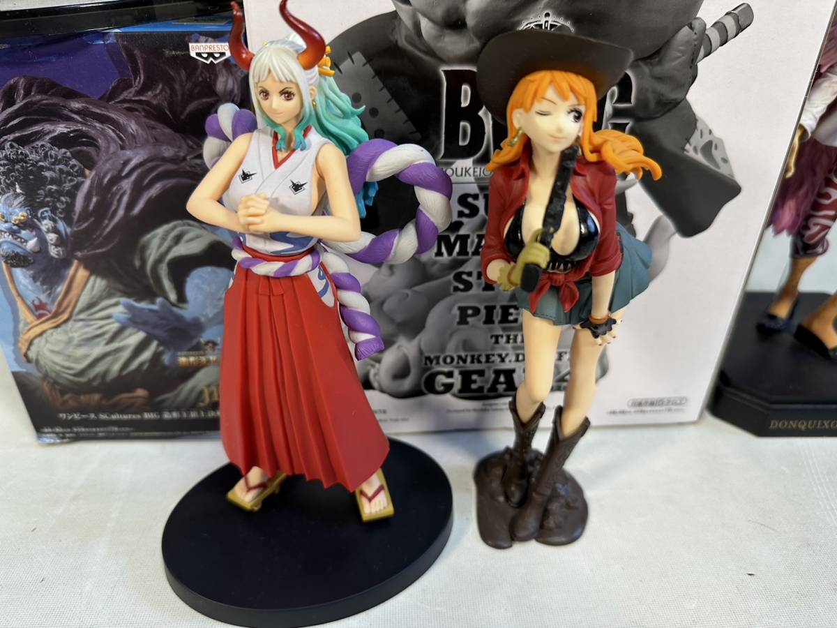 ワンピースフィギュア9体セット BWFCルフィ/造形ミホーク ジンベエ/ド  