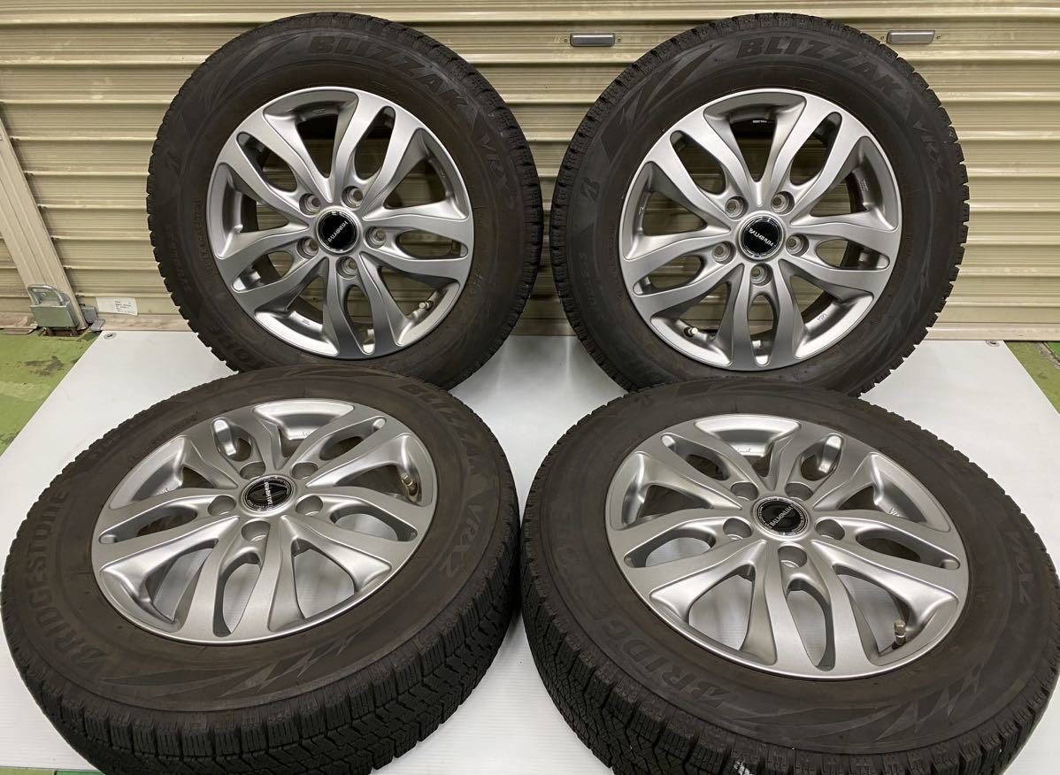 バリ山20年製】 BSブリザックVRX2 185/65R15 88Q &バルミナム DS-M 15