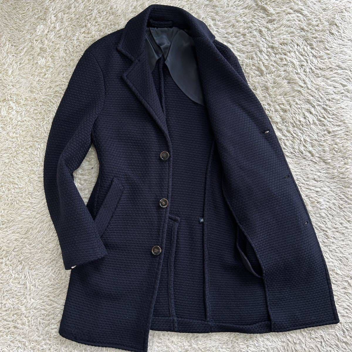 購入 ラルディーニ チェスターコート グレンチェック L 48 ロング