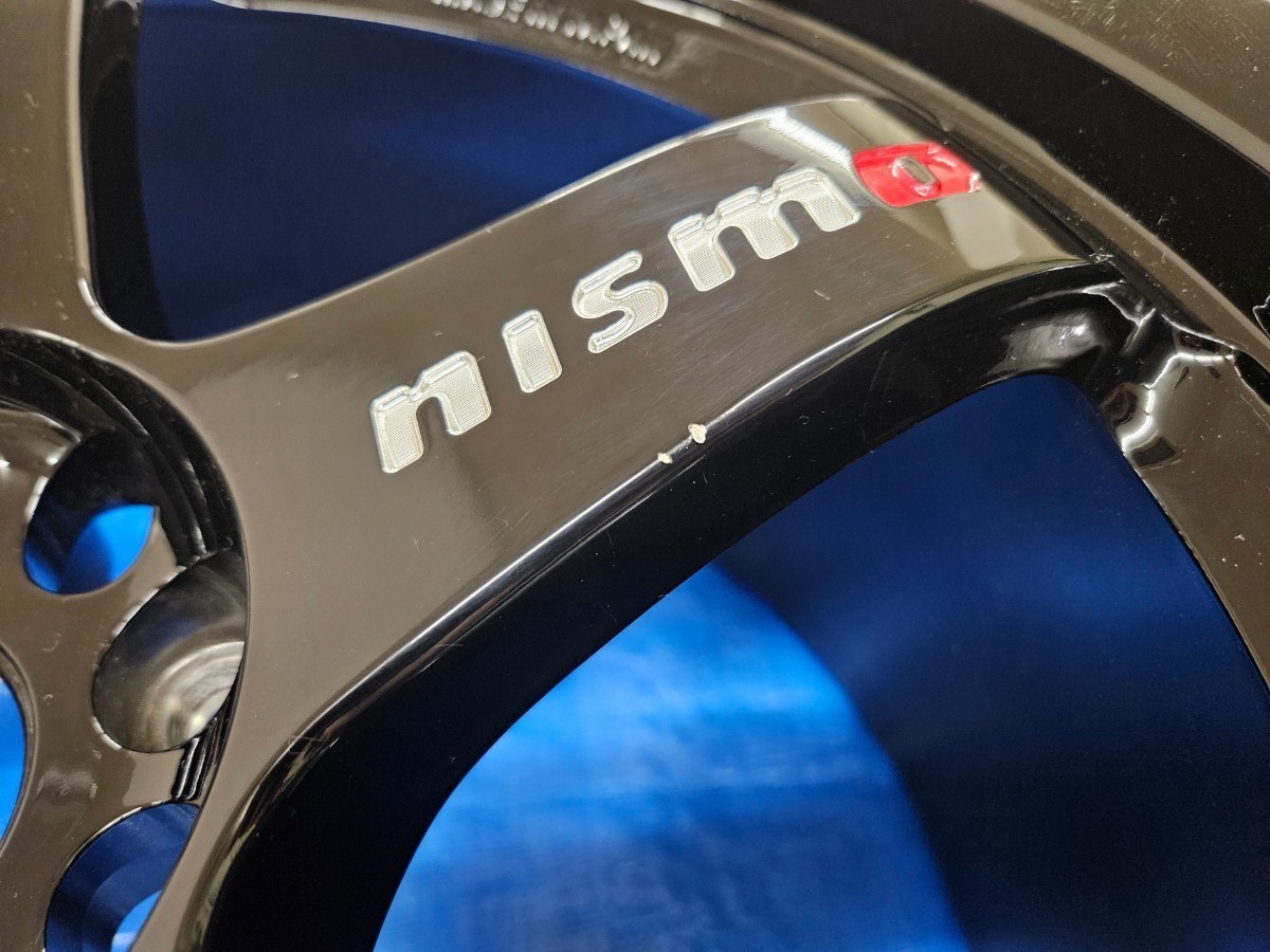 RAYS NISMO LMGT4 18インチ 9.0J +22 PCD 114.3 中古 2本セット レイズ 