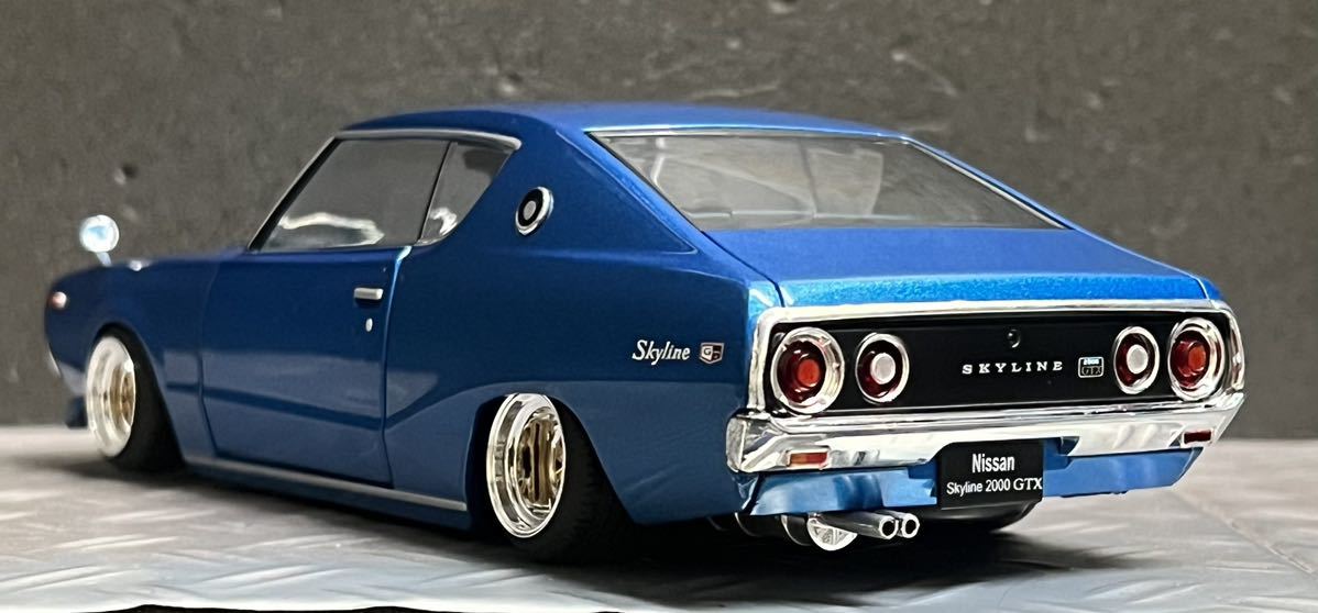 アシェット 国産名車 1/24 日産 スカイライン 2000GT-X ケンメリ 