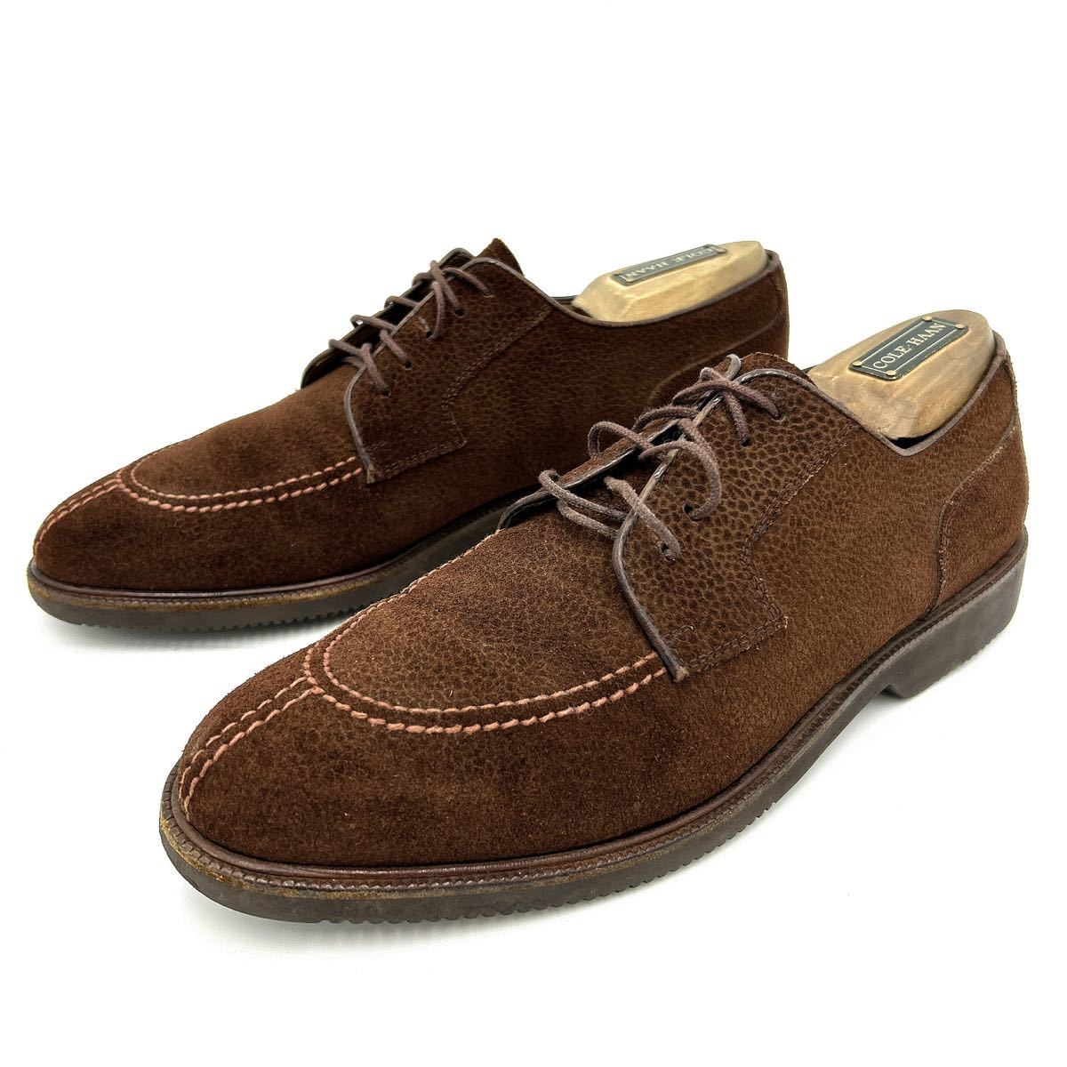 C @ イタリア製 '高級ラグジュアリー靴'『Salvatore Ferragamo サルヴァトーレフェラガモ』SUEDE LETHER 革靴 スニーカー US7.5 25.5cm 